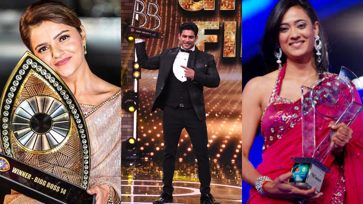 Bigg Boss Winner List: Rubina Dilaik-MC Stan lifts Bigg Boss 16 trophy; A  quick look at the previous winners and the prize money they won