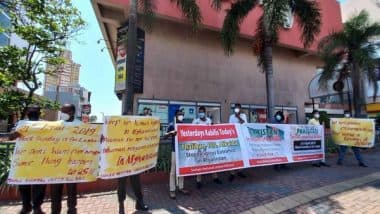 Sri Lankans Protest Against Pakistan for Supporting Taliban in Afghanistan