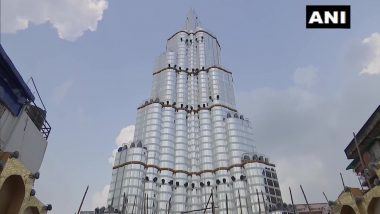 Durga Puja 2021: Pandal in Kolkata’s Lake Town Replicates Dubai’s Burj Khalifa Tower