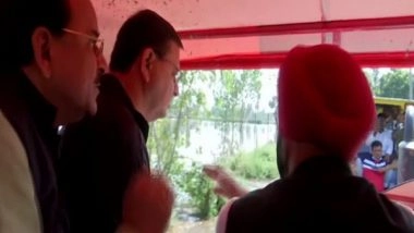 India News | Uttarakhand CM Dhami Inspects Flood-hit Areas in Khatima