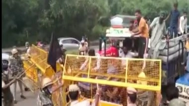 India News | Police Baton-charge People Protesting over Delay in Paddy Procurement in Haryana's Panchkula