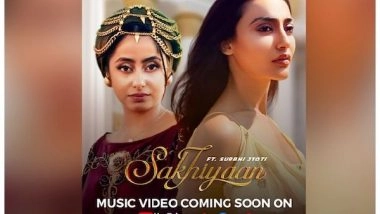 Business News | Saga Music and YRF Digital Released the Song 'Sakhiyan' of Simar Sethi, Ft. Surbhi Jyoti