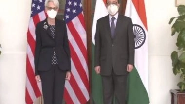 World News | US Senior Diplomat Wendy Sherman Meets FS Shringla in Delhi