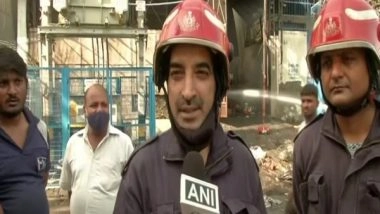 India News | Fire Breaks out at Paper Plates Manufacturing Unit in Delhi's Narela