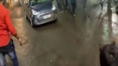 India News | Two Hurt as Car Hits Devotees in Durga Idol Procession in Bhopal