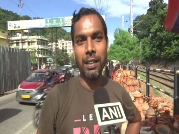 India News | Ahead of Deepawali, Guwahati's Earthen Lamp Seller Hoping for Good Business - Vimarsana News