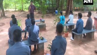 India News | Amid COVID-19 Pandemic, Puducherry College Comes Up with Open-air Classrooms