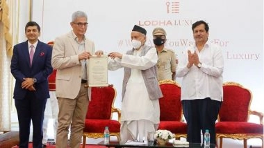 Business News | Lodha Luxury Pays Tribute to Healthcare & Wellness Leaders Through Felicitation by Governor of Maharashtra at Raj Bhavan