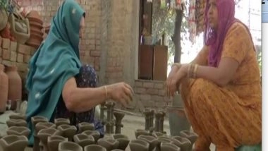 India News | Potters in Punjab's Amritsar Struggle to Sell Earthen Lamps, Other Diwali Products