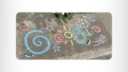 Children&rsquo;s Day 2021 October 1st Google Doodle Is About Colourful Chalks, Sweet Imagination and Doodling!