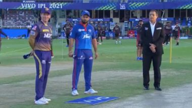 DC vs KKR, IPL 2021 Qualifier 2 Toss Report & Playing XI: Marcus Stoinis Returns for Delhi Capitals As Kolkata Knight Riders Opt to Bowl