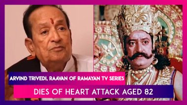 Arvind Trivedi, Raavan Of Ramayan TV Series, Dies Of Heart Attack Aged 82