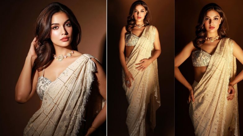 Divya Agarwal Cuts a Fine Figure in Six Yards, These Photoshoot Pics Will Blow Your Mind Away