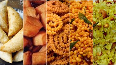 Diwali 2021 Faral Recipes in Marathi: From Karanji to Chivda, Best Maharashtra Diwali Faral Food Items To Try This Festive Season