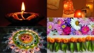 Diwali 2021 Office Bay Decoration Ideas: From Colourful Flowers to Diyas, 5 Vibrant Ways to Bring Cheers to Your Workplace This Deepavali (Watch Videos)