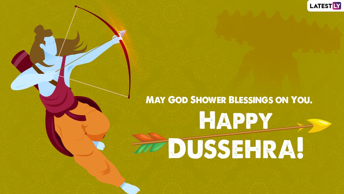 Dussehra 2021 Wishes & Ravan Dahan Photos: WhatsApp Messages, SMS ...