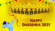 Dussehra 2021 Date & Ravan Dahan Time: When Is Vijay Muhurat? Know Significance, Rituals and Celebrations Related to Vijayadashami