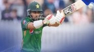 Sports News | Saud Shakeel to Lead Pakistan A Squad on Sri Lanka Tour