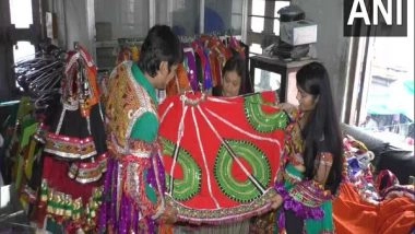 India News | 'Garba' Dress Makers Say Sales Receive Lukewarm Response with Limited Footfall Amid COVID Pandemic