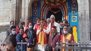 India News | Uttarakhand CM Pushkar Singh Dhami Visits Kedarnath Temple