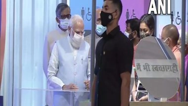 India News | PM Modi Visits Azadi@75 Expo in Lucknow