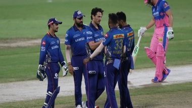 Sports News | IPL 2021: Coulter-Nile, Neesham Shine as Mumbai Indians Restrict Rajasthan Royals to 90/9