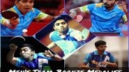 Sports News | Indian Men's Team Win Bronze in Asian Table Tennis C'ships