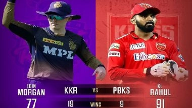 Sports News | IPL 2021: Punjab Kings Win Toss, Opt to Bowl First Against KKR