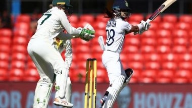 Sports News | Aus W V Ind W, D/N Test: Host Bowlers Put on Disciplined Show as India Go Past 350-run Mark (Dinner, Day 3)