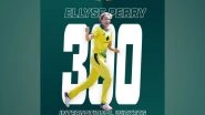 Sports News | Ellyse Perry Becomes First Woman Cricketer to Achieve Double of 5000 Runs, 300 Wickets in International Cricket