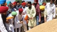 India News | Punjab CM Visits Grain Market in Rupnagar to Kick Start Paddy Procurement