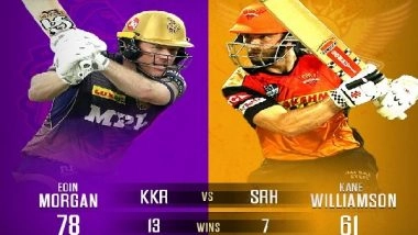 Sports News | IPL 2021: SRH Win Toss, Opt to Bat First Against KKR