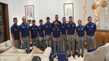 Sports News | T20 World Cup: Bangladesh Arrive in Muscat for Showpiece Event