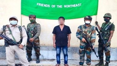 India News | Active Insurgent of Proscribed Manipur Outfit Apprehended by Assam Rifles in Bishnupur