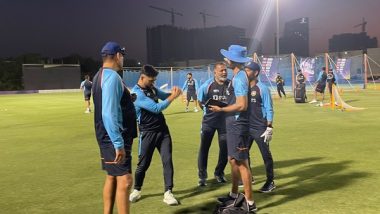 Sports News | T20 WC: Dhoni Joins Team India as Kohli and Boys Begin Preparation for Showpiece Event