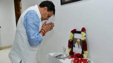 India News | Uttarakhand CM Pays Tribute to ND Tiwari on His 96th Birth, 3rd Death Anniversary Today