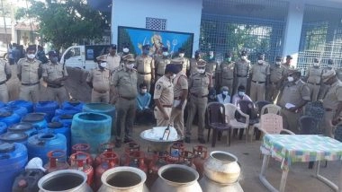 India News | 44 Held in Andhra Pradesh, over 900 Litres Illicit Liquor Seized