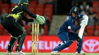 Sports News | Aus W V Ind W, T20I: Jemimah's Knock Only Bright Spot as First Game Gets Abandoned Due to Rain