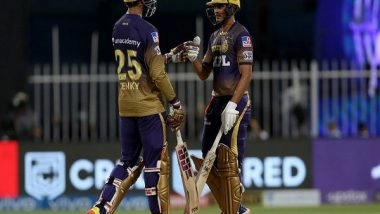 Sports News | IPL 2021: Shubman Gill Hits Fifty as KKR Post 171/4 Against Rajasthan Royals