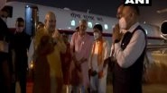 India News | Home Minister Amit Shah Arrived at Ahmedabad Airport, Expected to Attend Several Programs in Gandhinagar Today