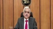 Business News | Growth Impulses Strengthening, Inflation Trajectory Favourable: RBI Governor