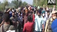 India News | J-K: Protests Held Against Killing of 2 Teachers in Srinagar