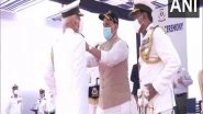 India News | Rajnath Singh Presents Gallantry, Meritorious Service Medals to Coast Guard Personnel