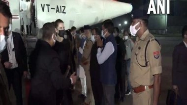 World News | Danish PM Arrives in Agra, Likely to Visit Taj Mahal Today