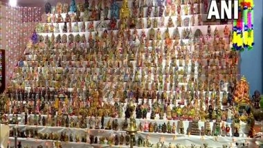 India News | Navaratri: Over 2,500 Miniature Idols Displayed for Bommai Kolu in Kerala