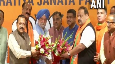 India News | Former J-K National Conference Leaders Devender Rana, Surjit Singh Slathia Join BJP