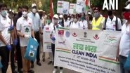 India News | Union Minister Anurag Thakur Carries out Cleanliness Drive in Delhi