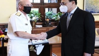 World News | Shringla Meets US Naval Operations Chief, Discusses India-US Defence Relations
