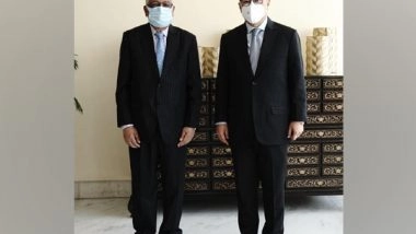 World News | Shringla Bids Farewell to Ambassador of Nepal to India