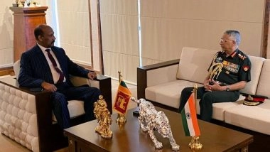 World News | Indian Army Chief Naravane Meets Sri Lankan Defence Secretary, Chief of Defence Staff in Colombo